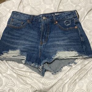Ripped Jean shorts